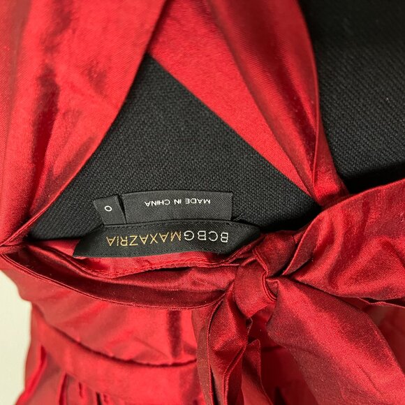 BCBG Red Jewel-toned dress - size 0 - Picture 3 of 3